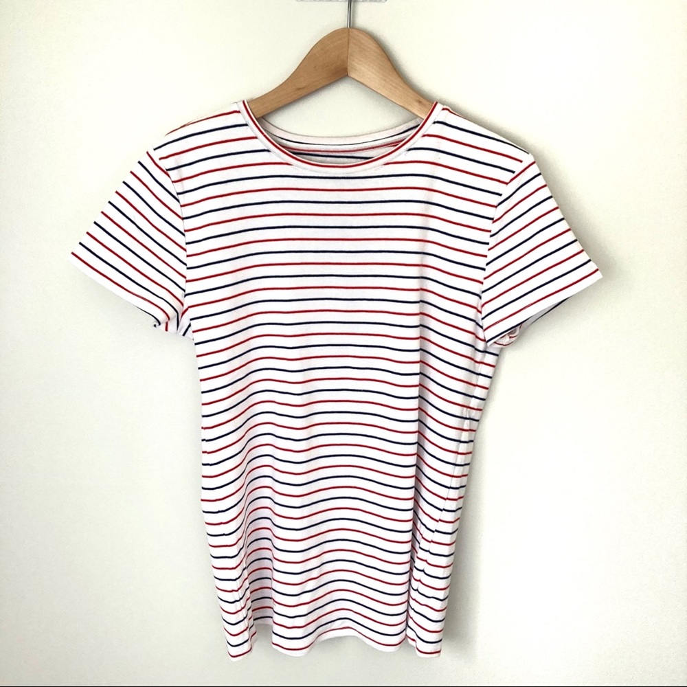 Joe Fresh Striped Cotton Short Sleeve Tee